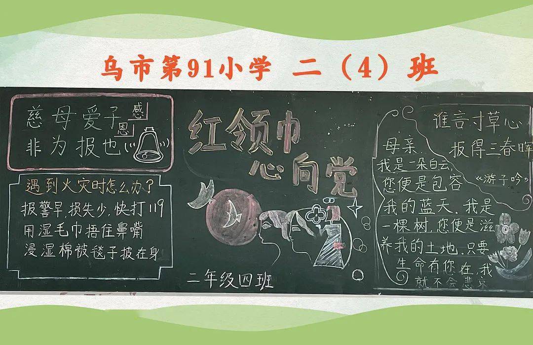 小小黑板報(bào),拳拳愛國心!來看看哪家的板報(bào)搞得好?_祖國
